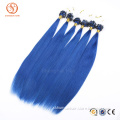 Fast delivery silky straight flat tip pre-bonded wholesale price human hair extensions